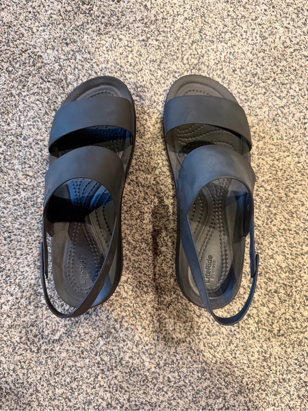 CROCS Black Women's Slip-On Sandals